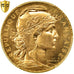 Moneda, Francia, Marianne, 20 Francs, 1907, Paris, PCGS, MS65, Oro, KM:857