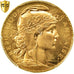Moeda, França, Marianne, 20 Francs, 1907, Paris, PCGS, MS66, Dourado, KM:857