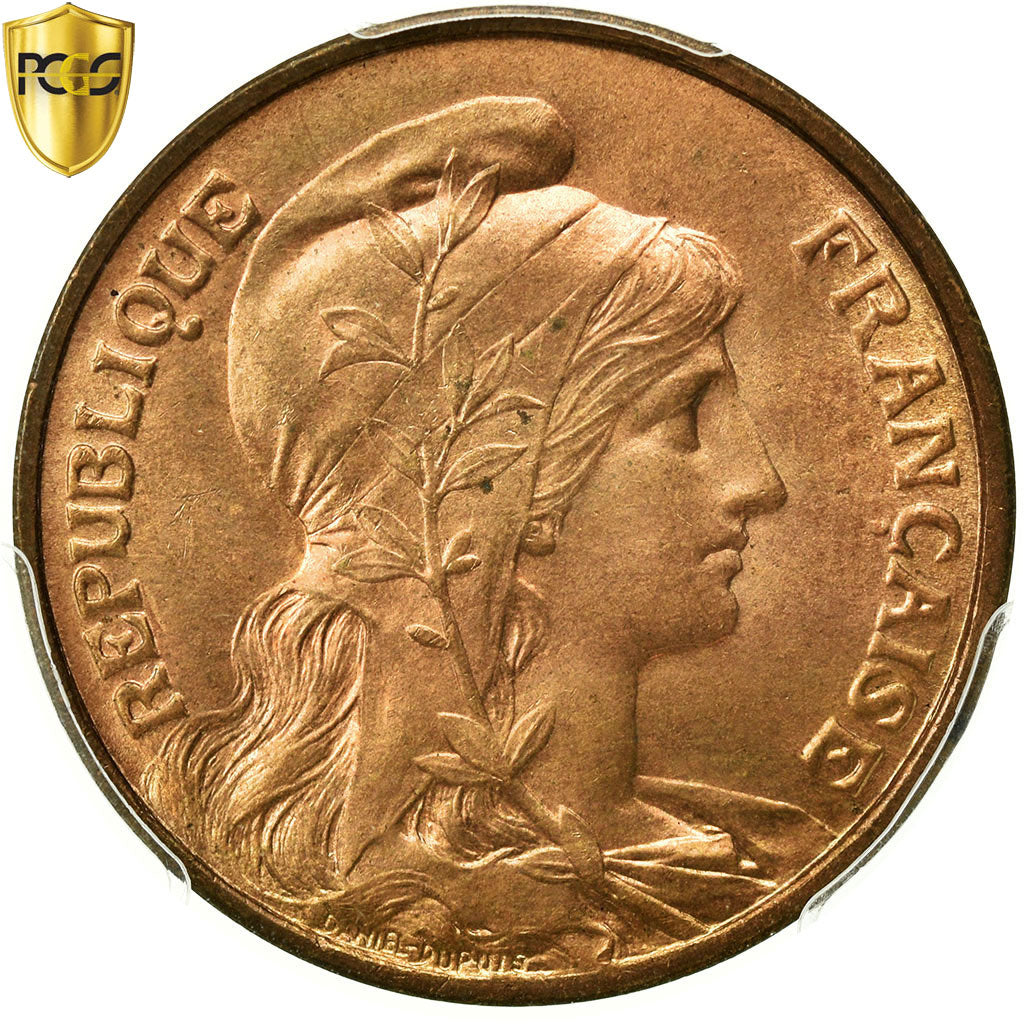Coin, France, Dupuis, 10 Centimes, 1899, Paris, PCGS, MS64RD, Bronze, KM:843