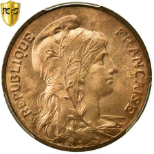 Coin, France, Dupuis, 10 Centimes, 1902, Paris, PCGS, MS65RB, Bronze, KM:843