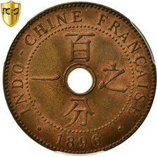 Münze, FRENCH INDO-CHINA, Cent, 1896, Paris, PCGS, MS64BN, Bronze, KM:8
