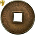 Monnaie, FRENCH COCHIN CHINA, 2 Sapeque, 1879, Paris, PCGS, MS64BN, Bronze