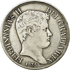 Moneta, STATI ITALIANI, NAPLES, Ferdinando II, 120 Grana, 1835, BB, Argento