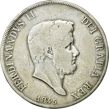 Monnaie, États italiens, NAPLES, Ferdinando II, 120 Grana, 1845, TB, Argent