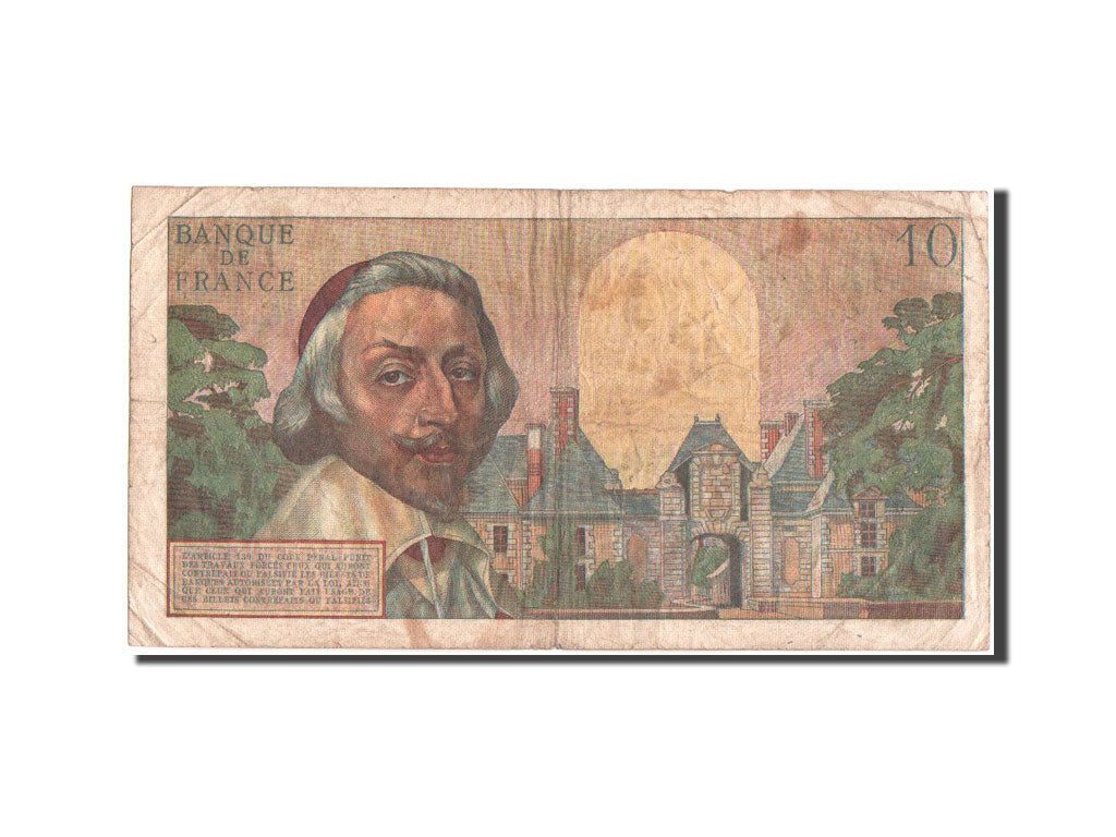 Francia, 10 Nouveaux Francs, 10 NF 1959-1963 ''Richelieu'', 1959, KM:142a, 2....