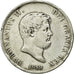Munten, Italiaanse staten, NAPLES, Ferdinando II, 120 Grana, 1858, ZF, Zilver