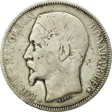 Coin, France, Napoléon III, 5 Francs, 1852, Strasbourg, VF(20-25), Silver