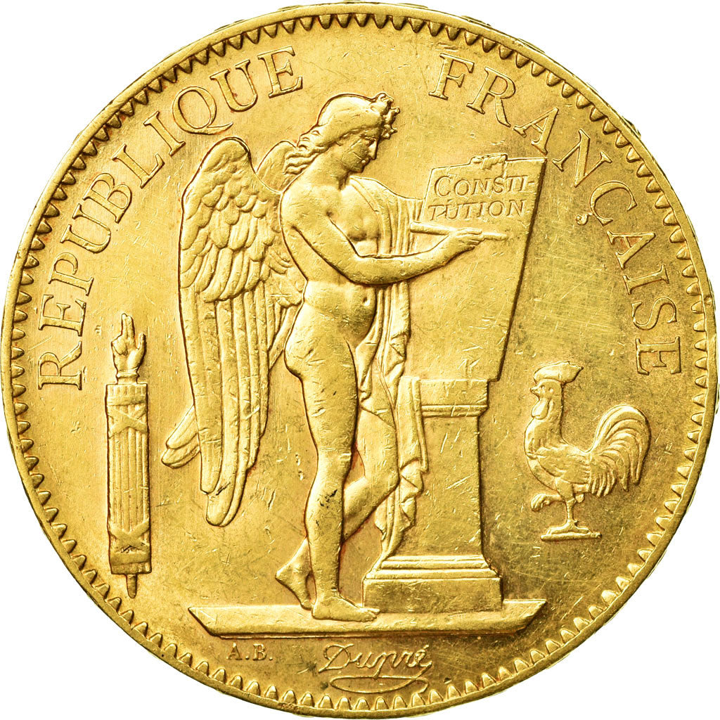 Coin, France, Génie, 100 Francs, 1900, Paris, MS(60-62), Gold, KM:832