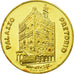 Italy, Medal, Palazzo Pretorio - Biglietto Autolinee Cap, Bino Bini, Gold