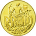Italy, Medal, Prato Espone 78 - Biglietto Autolinee Cap, Bino Bini, Gold