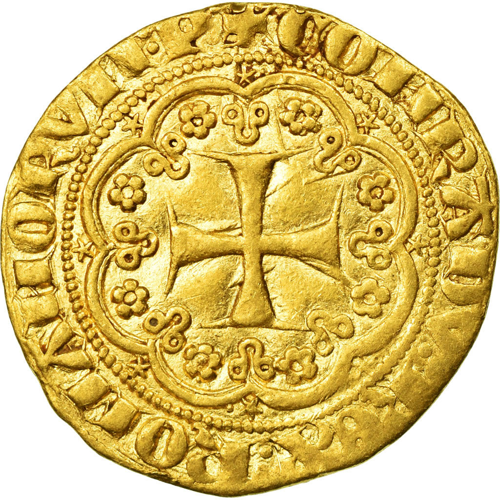 Moneta, STATI ITALIANI, Tommaso di Campofregoso, Ducat, Genoa, BB+, Oro