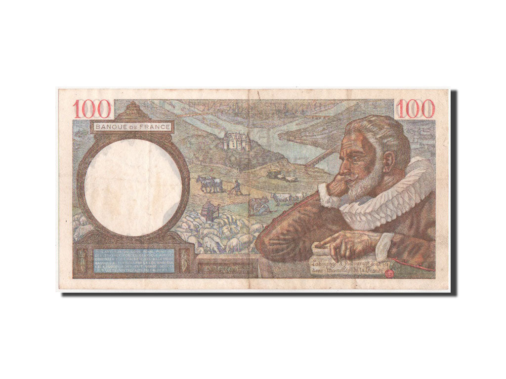 France, 100 Francs, Sully, 19.3.1942, KM:94
