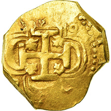 Moneta, Spagna, 2 Escudos, MB+, Oro