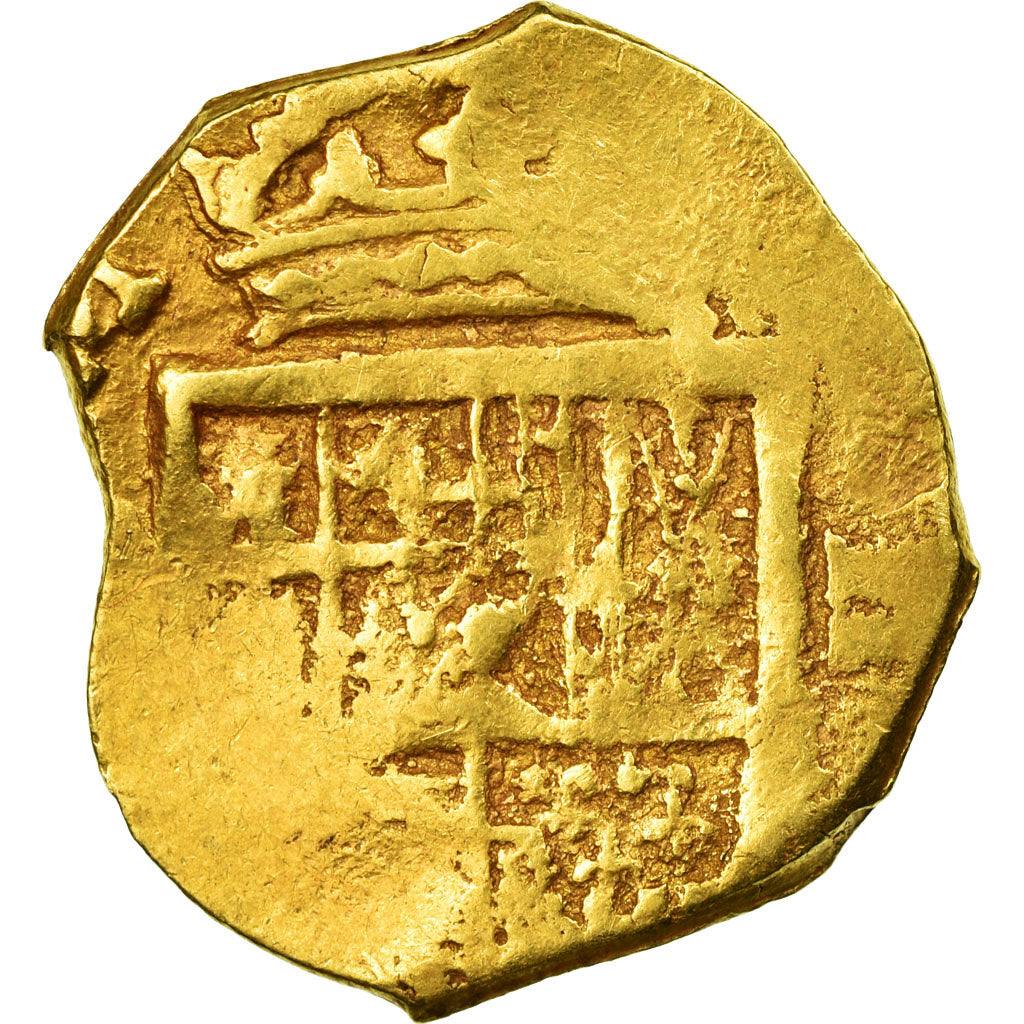 Moneta, Spagna, 2 Escudos, MB+, Oro