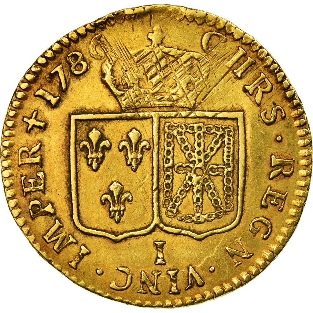 Coin, France, Louis XVI, Louis d'or à la tête nue, Louis d'Or, 1786, Limoges