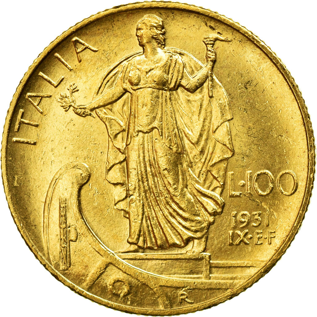Monnaie, Italie, Vittorio Emanuele III, 100 Lire, 1931, Rome, SPL, Or, KM:72