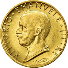Coin, Italy, Vittorio Emanuele III, 100 Lire, 1931, Rome, MS(63), Gold, KM:72