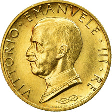 Munten, Italië, Vittorio Emanuele III, 100 Lire, 1931, Rome, UNC-, Goud, KM:72