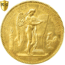 Coin, France, Génie, 100 Francs, 1882, Paris, PCGS, MS62, Gold, KM:832, graded