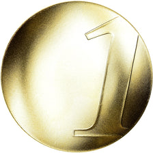 Coin, France, Un Ultime Franc Starck, Franc, 2001, Paris, MS(65-70), Gold