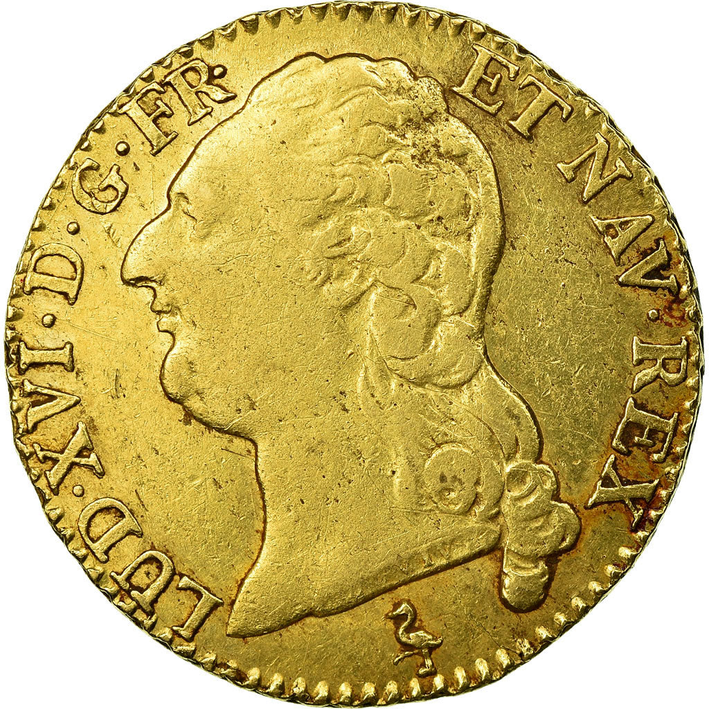 Coin, France, Louis XVI, Louis d'or à la tête nue, Louis d'Or, 1787, Paris