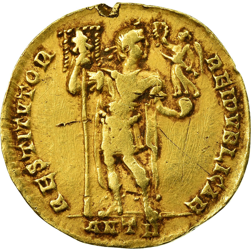 Coin, Valentinian I, Solidus, 364-367, Antioch, VF(30-35), Gold, RIC:2b