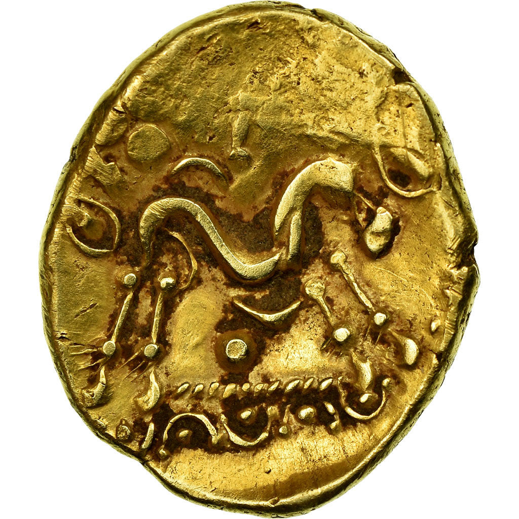 Coin, Ambiani, Stater, EF(40-45), Gold, Delestrée:240