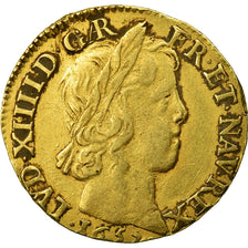 Moneta, Francia, Louis XIV, Louis d'or à la mèche longue, Louis d'Or, 1652
