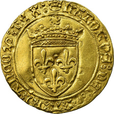 Moneta, Francia, Charles VIII, Ecu d'or, Rouen, BB, Oro, Duplessy:575