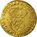 Moeda, França, Charles X, Ecu d'or, 1591, Paris, EF(40-45), Dourado