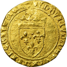 Moneta, Francja, Louis XI, Écu d'or au soleil, Montpellier, VF(30-35), Złoto
