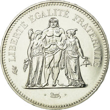 Coin, France, Hercule, 50 Francs, 1980, Paris, MS(63), Silver, KM:941.1