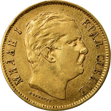 Coin, Serbia, Milan I, 10 Dinara, 1882, EF(40-45), Gold, KM:16