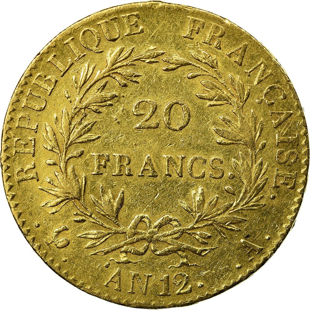 Monnaie, France, Napoléon I, 20 Francs, An 12 (1804), Paris, TTB+, Or