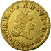 Coin, Spain, Ferdinand VI, 1/2 Escudo, 1756, Madrid, EF(40-45), Gold, KM:378