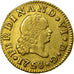 Coin, Spain, Ferdinand VI, 1/2 Escudo, 1758, Segovia, EF(40-45), Gold, KM:374