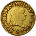 Moneta, Hiszpania, Charles III, 1/2 Escudo, 1759, Seville, VF(30-35), Złoto