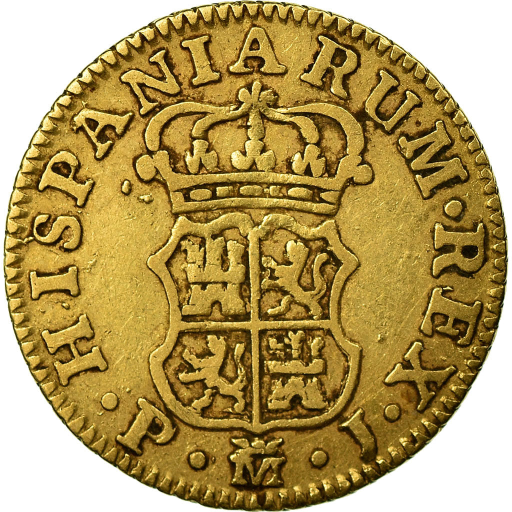 Moneda, España, Charles III, 1/2 Escudo, 1770, Madrid, BC+, Oro, KM:389.1