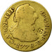 Moneda, España, Charles III, 1/2 Escudo, 1778, Madrid, BC+, Oro, KM:415.1