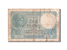 France, 10 Francs, Minerve, 26.10.1917, KM:73a