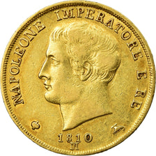 Moneta, STATI ITALIANI, KINGDOM OF NAPOLEON, Napoleon I, 20 Lire, 1810, Milan