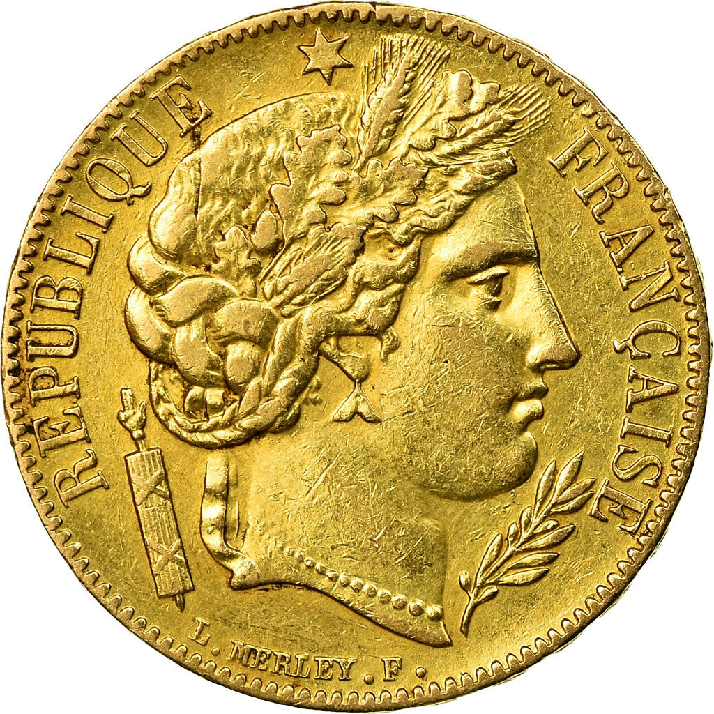 Coin, France, Cérès, 20 Francs, 1850, Paris, EF(40-45), Gold, KM:762