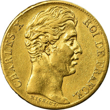 Monnaie, France, Charles X, 20 Francs, 1828, Paris,TTB,Or,Gadoury:1029,KM 726.1