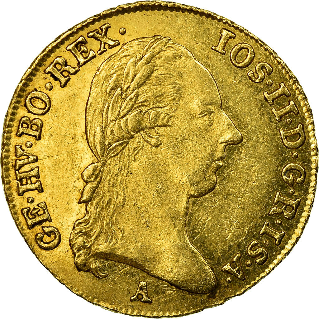 Coin, Austria, Joseph II, Ducat, 1786, Vienna, AU(55-58), Gold, KM:1873