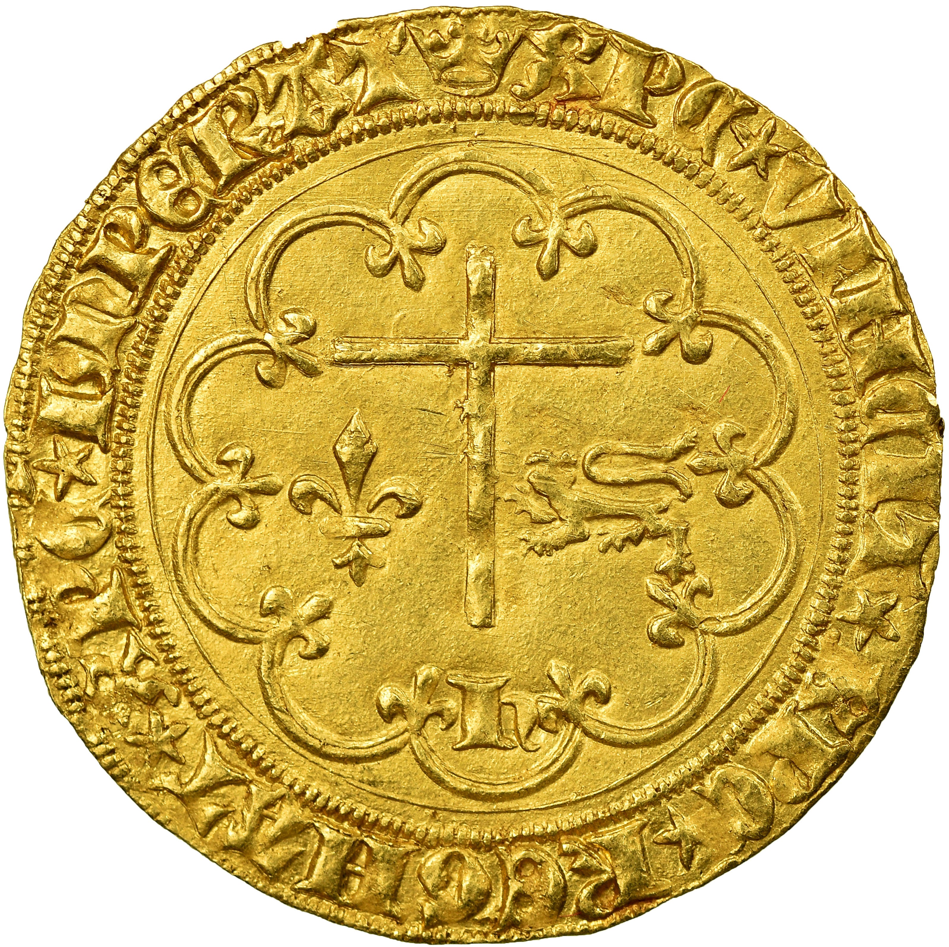 Münze, Frankreich, Henri VI de Lancastre, Salut d'or, Paris, VZ, Gold