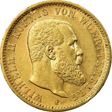 Moneda, Estados alemanes, WURTTEMBERG, Wilhelm II, 20 Mark, 1900, Freudenstadt