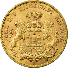 Moneta, Stati tedeschi, HAMBURG, 20 Mark, 1913, Hamburg, SPL, Oro, KM:618