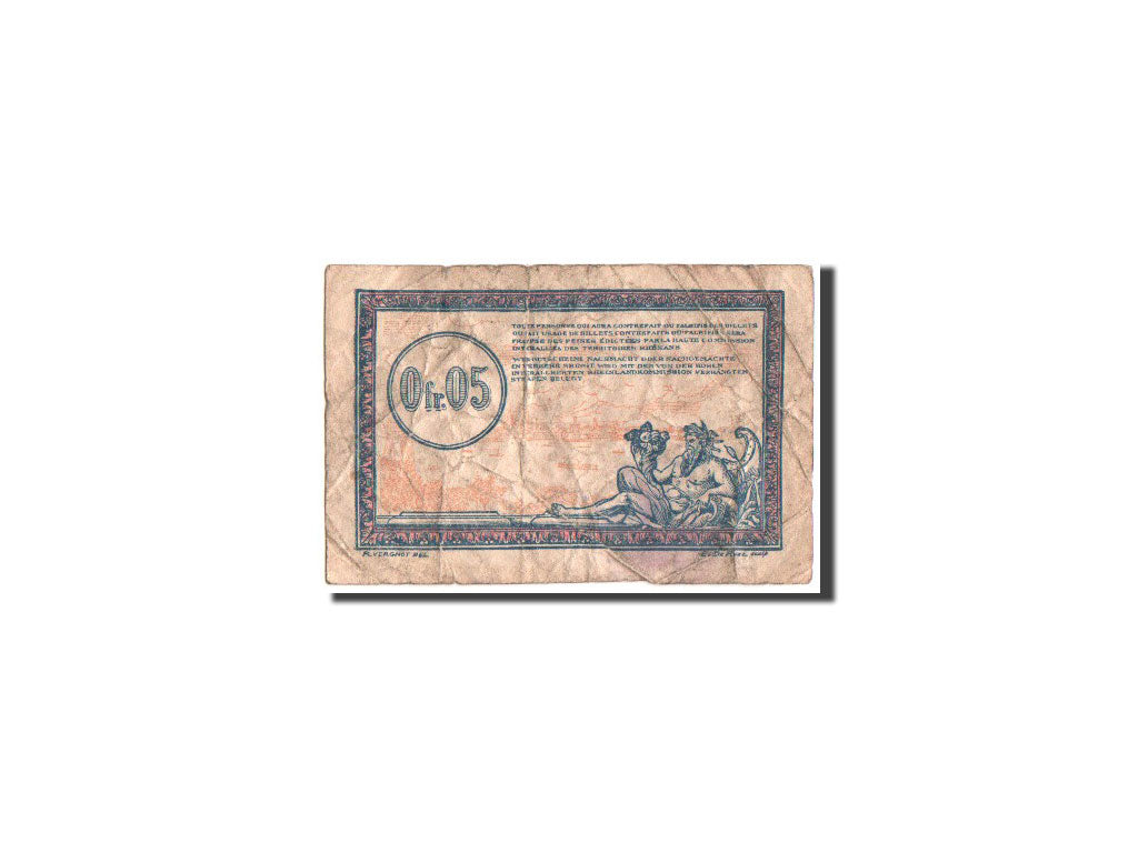 Belgium, Régie des Chemins de Fer, 5 Centimes, 1923