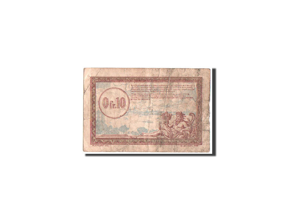 Banknote, 10 Centimes, 1923, Belgium, VF(20-25), Régie des chemins de Fer