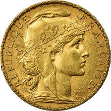 Coin, France, Marianne, 20 Francs, 1900, Paris, EF(40-45), Gold, KM:847